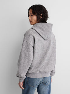 Gap × A.P.C. Extra Heavyweight Logo Hoodie in Heather Grey - alternate view 2