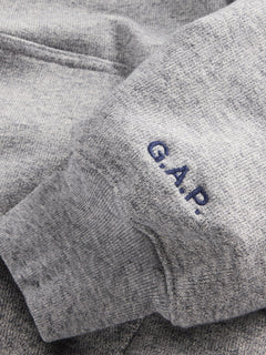 Gap × A.P.C. Extra Heavyweight Logo Hoodie in Heather Grey - alternate view 5