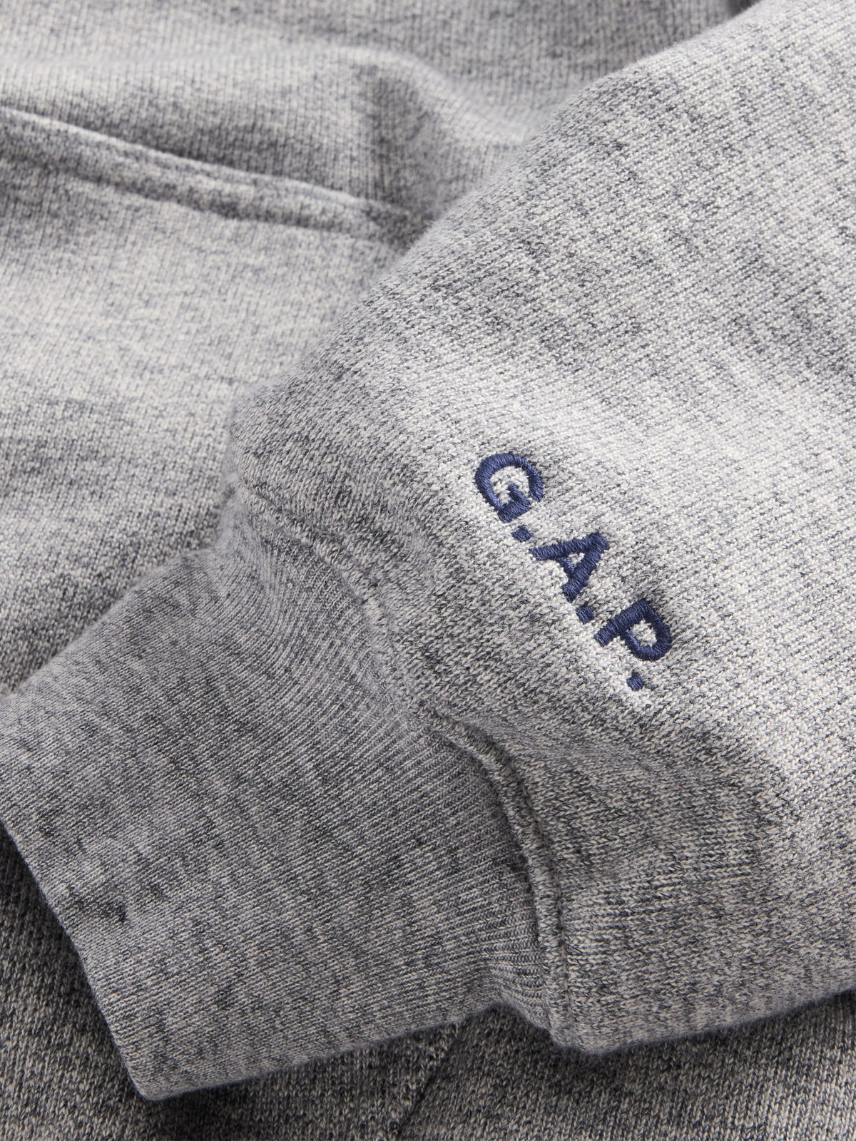 Gap × A.P.C. Extra Heavyweight Logo Hoodie in Heather Grey - alternate view 5