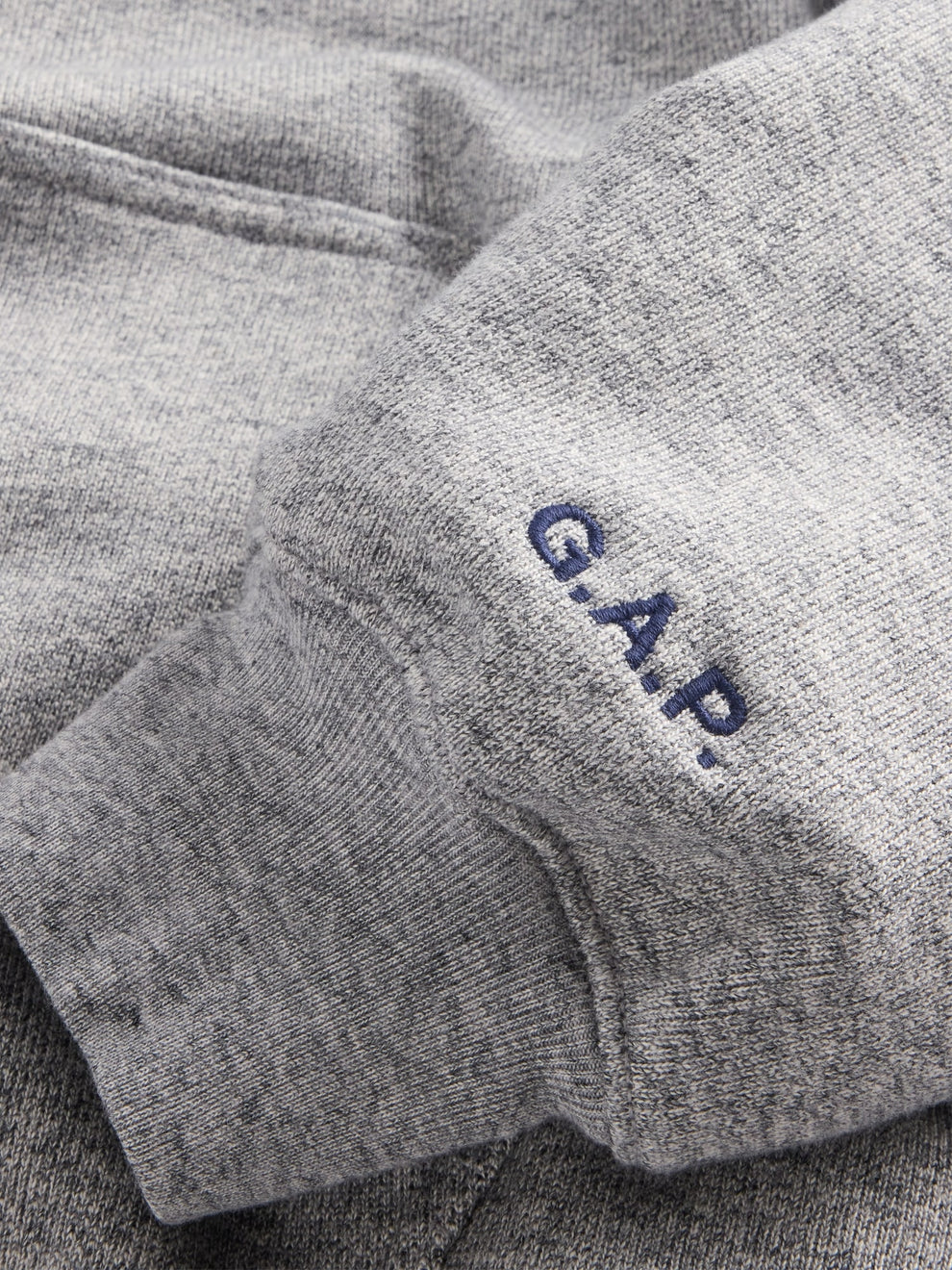 Gap × A.P.C. Extra Heavyweight Logo Hoodie in Heather Grey - alternate view 5