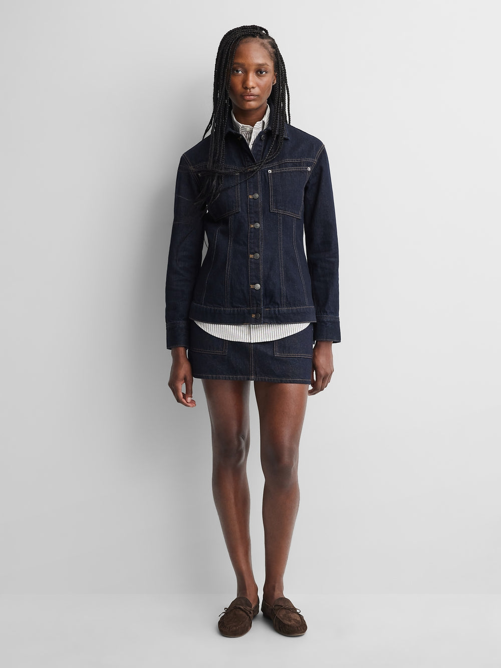 Gap × A.P.C. Denim Mini Skirt - Rinse Siene - Z