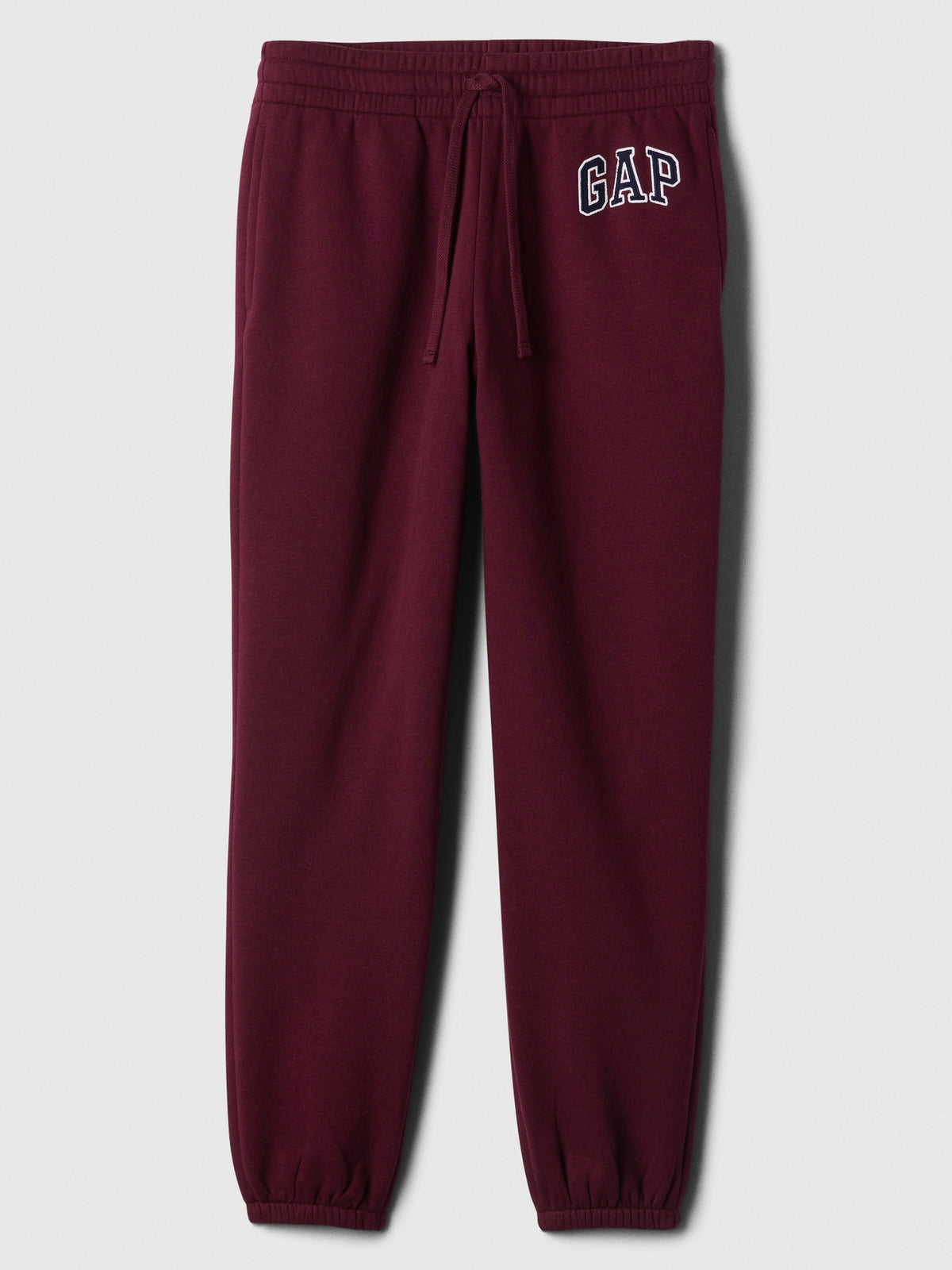 Gap Logo Joggers in ruby wine, product-only front view