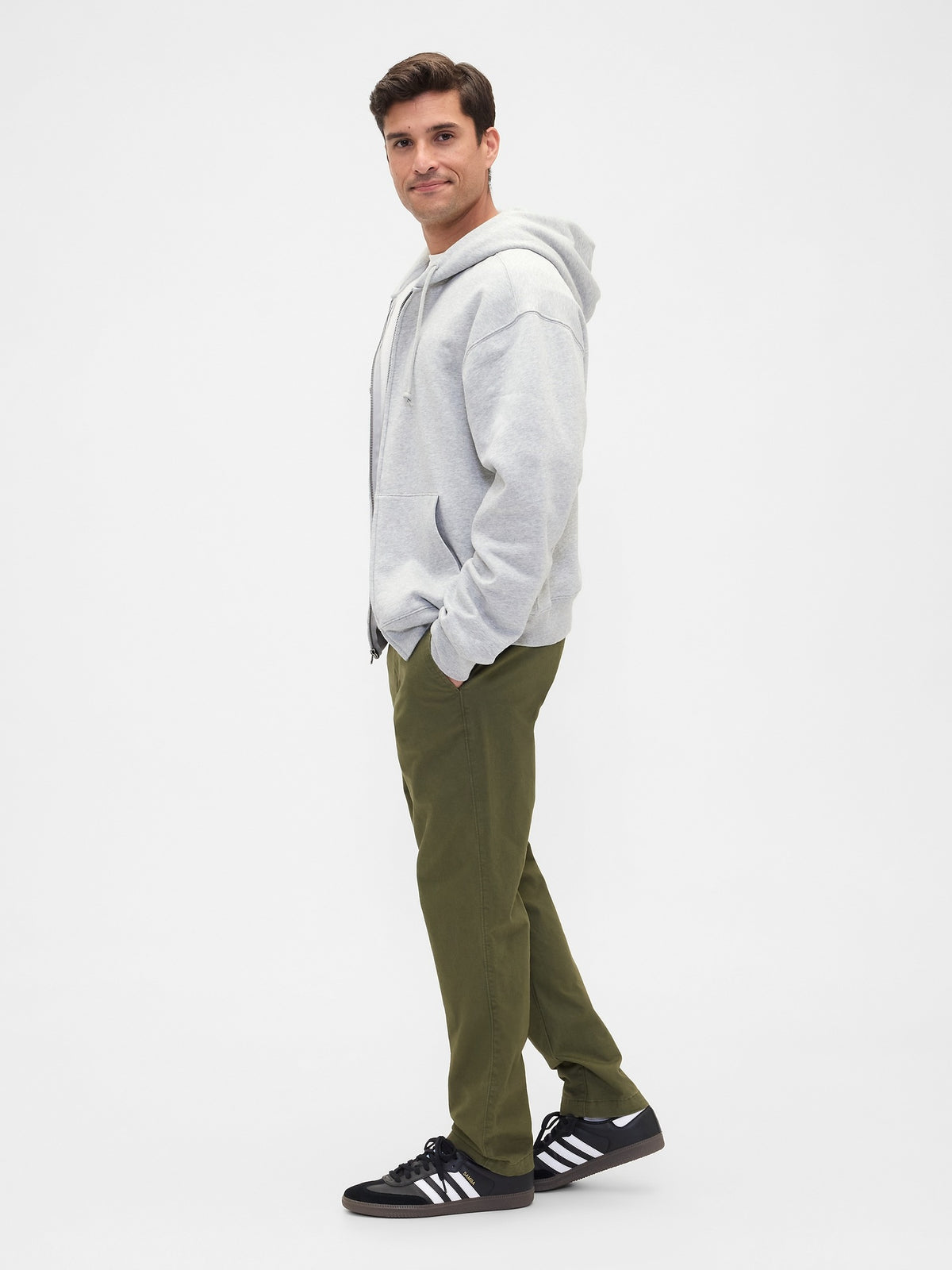 Slim Khakis - New army green