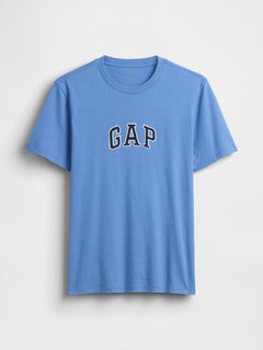 Gap Arch Logo T-shirt in cabana blue, product-only front view