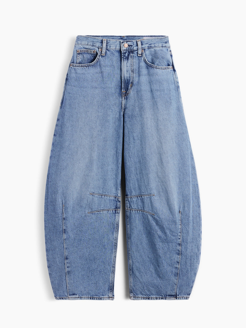 High Rise UltraSoft Horseshoe Jeans - Medium indigo