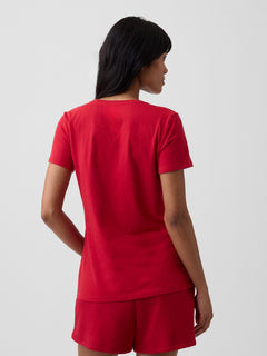 Gap Logo T-Shirt - Red apple