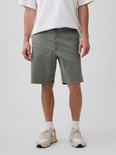 9" Essential Khaki Shorts - Mesculen Green V2