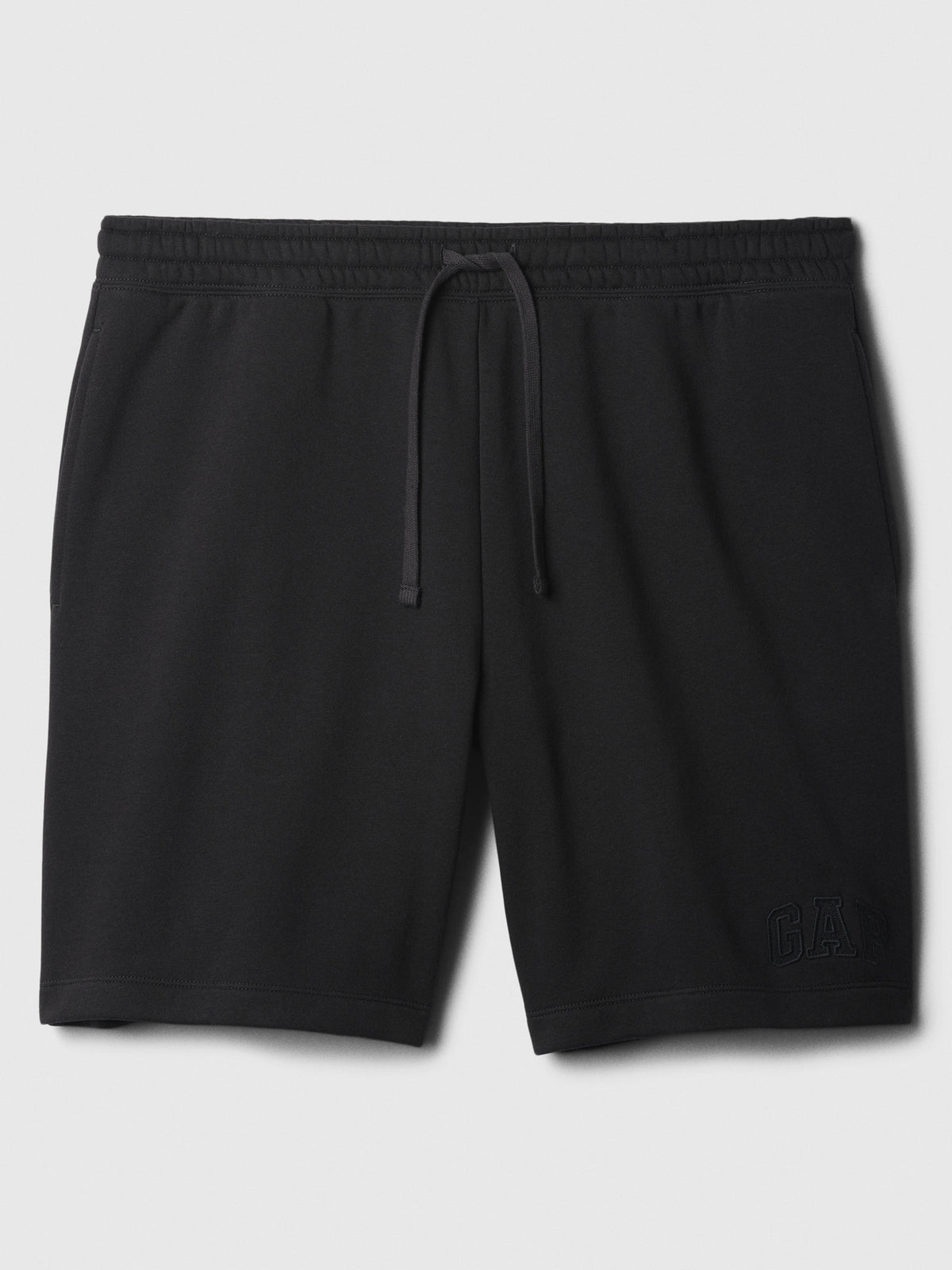 Gap Logo Shorts in black, product-only front view