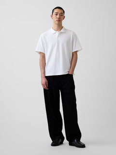 Relaxed Pique Polo - New off white