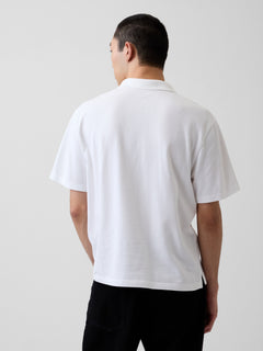 Relaxed Pique Polo - New off white