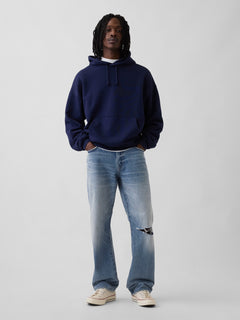 Relaxed Straight Jeans - MEDIUM WASH