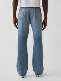 Relaxed Straight Jeans - MEDIUM WASH