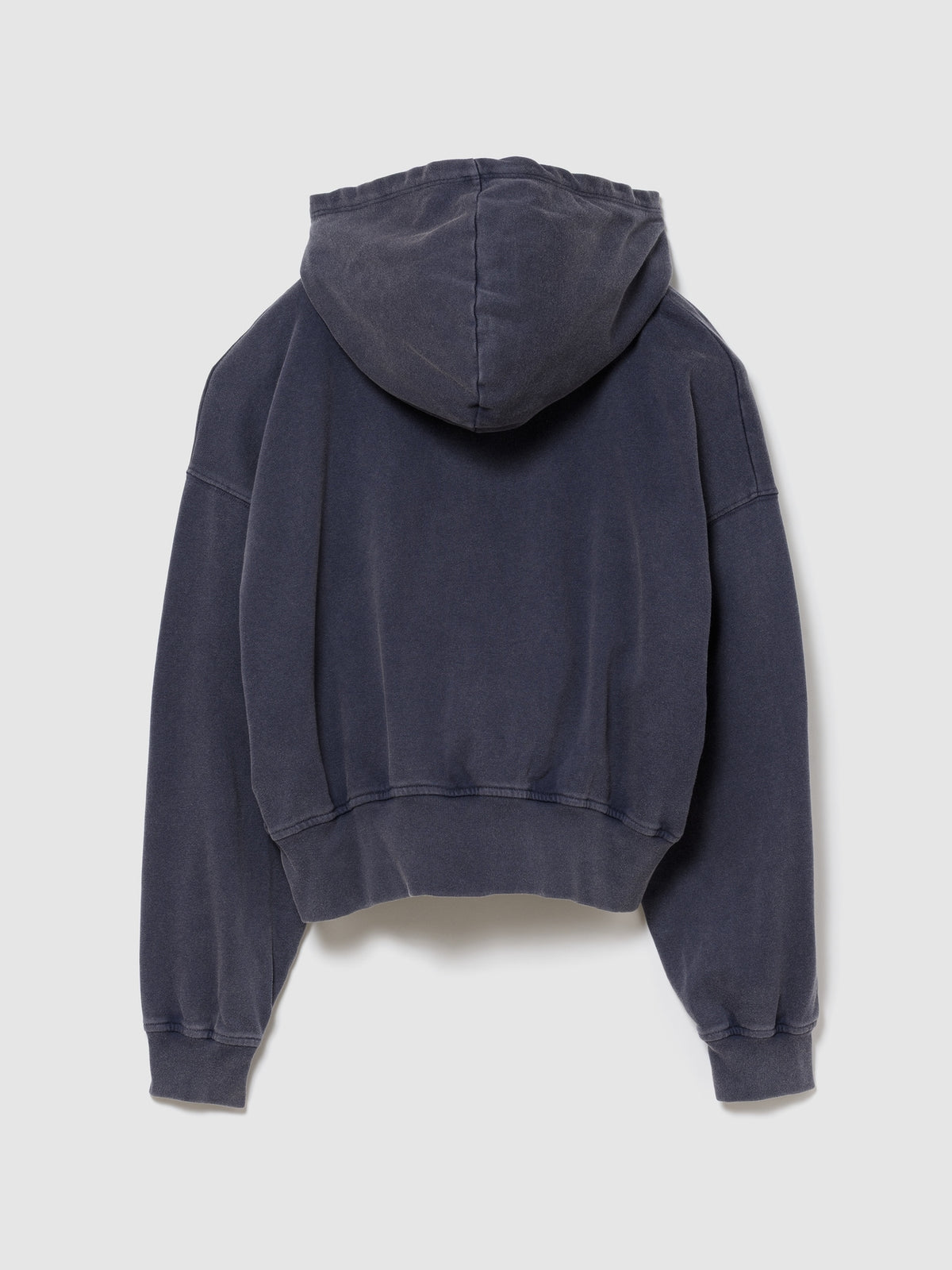 French Terry Oversized Gap Logo Zip Hoodie - blue