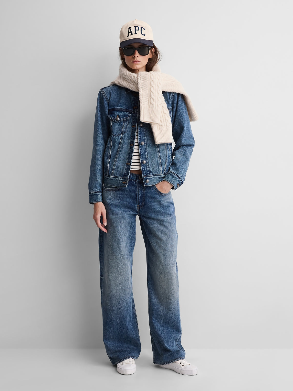 Gap × A.P.C. Low Rise ’90s Loose Jeans - Med paris - Z