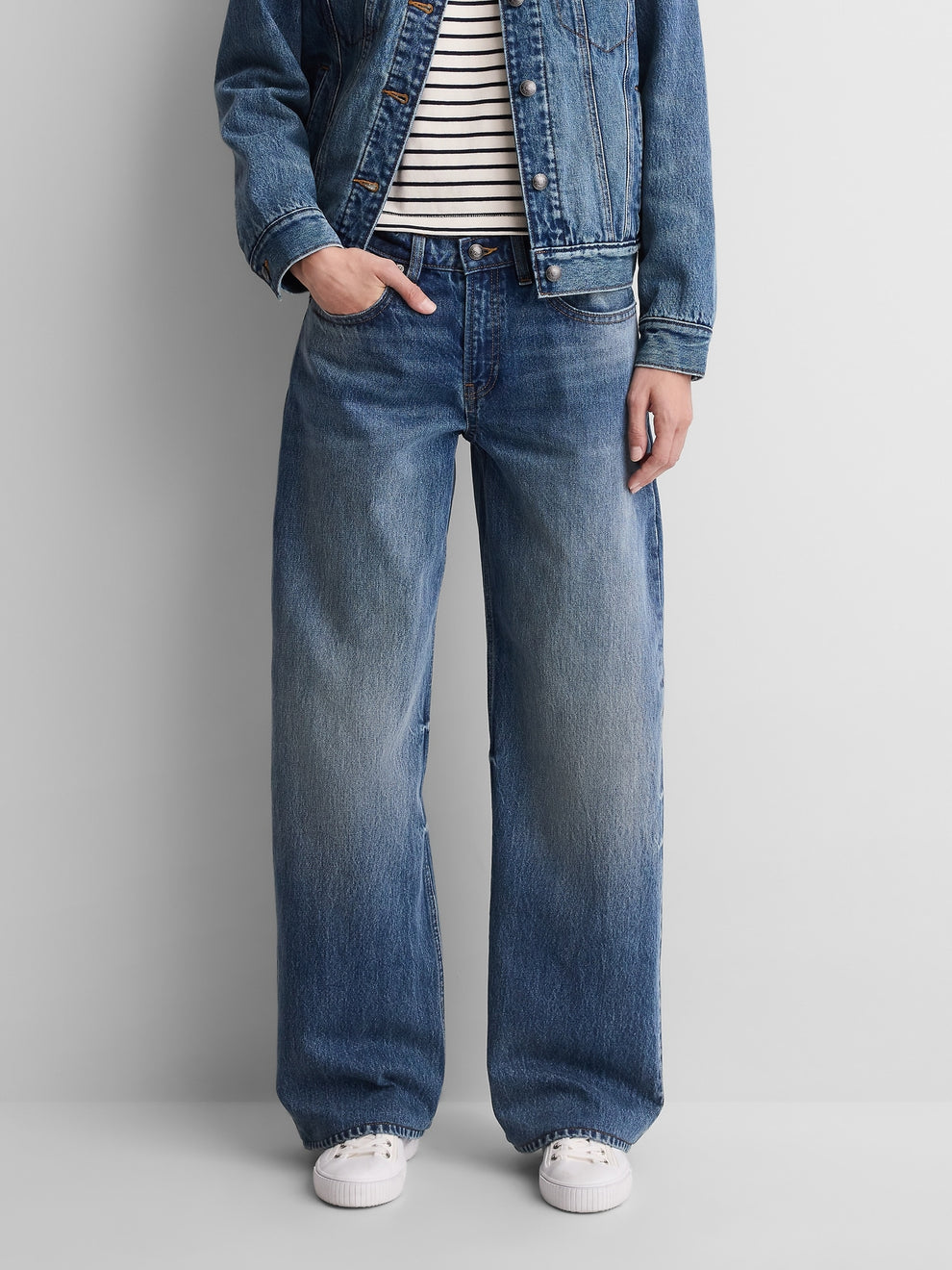 Gap × A.P.C. Low Rise ’90s Loose Jeans - Med paris - AV1_Z