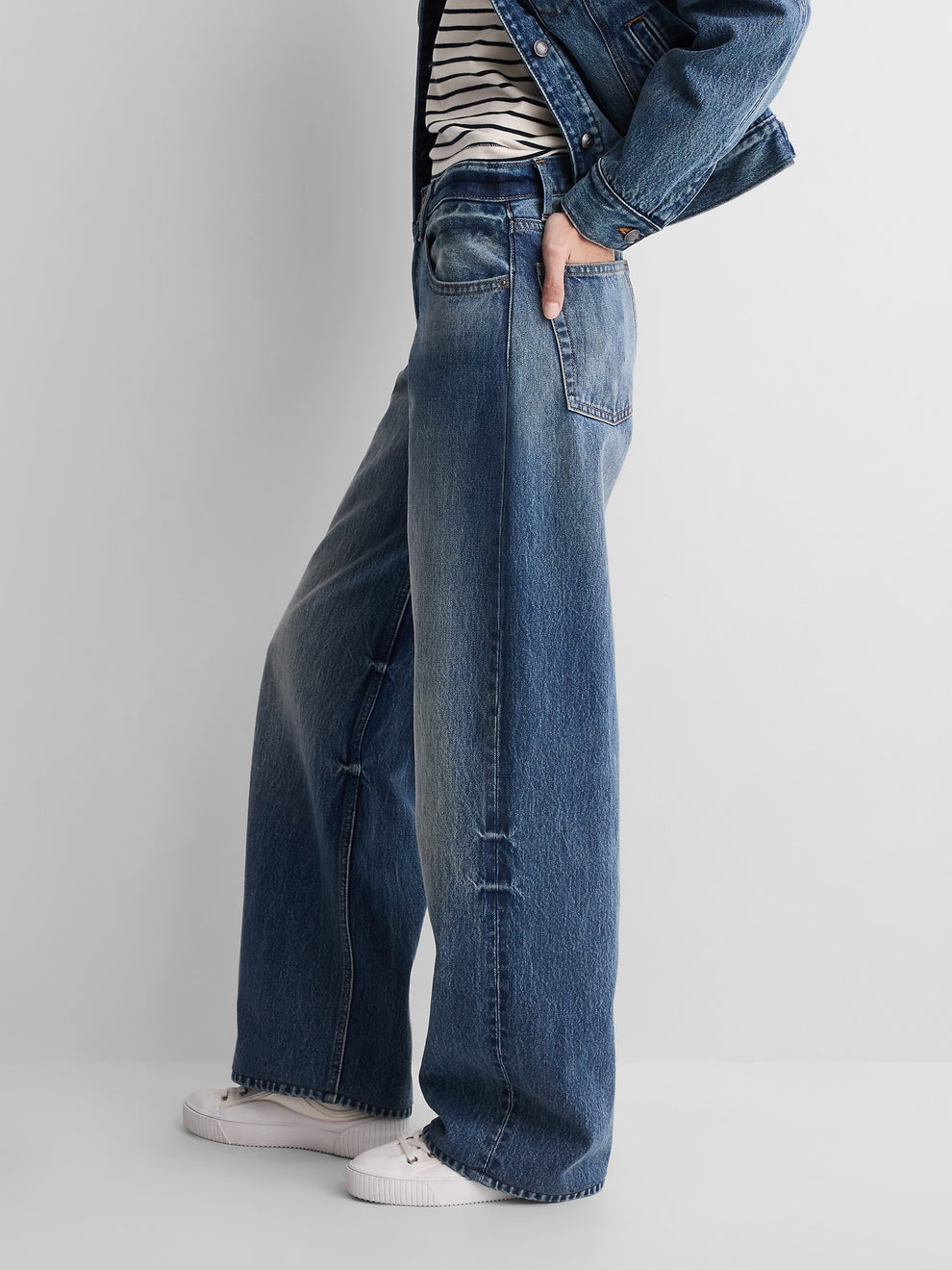 Gap × A.P.C. Low Rise ’90s Loose Jeans - Med paris - AV2_Z