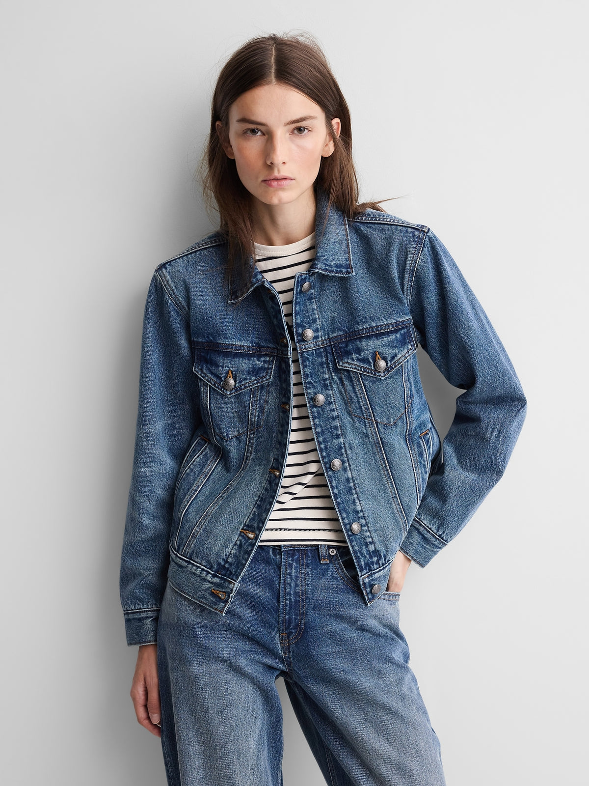 Gap × A.P.C. Lined Icon Denim Jacket - Med paris - Z