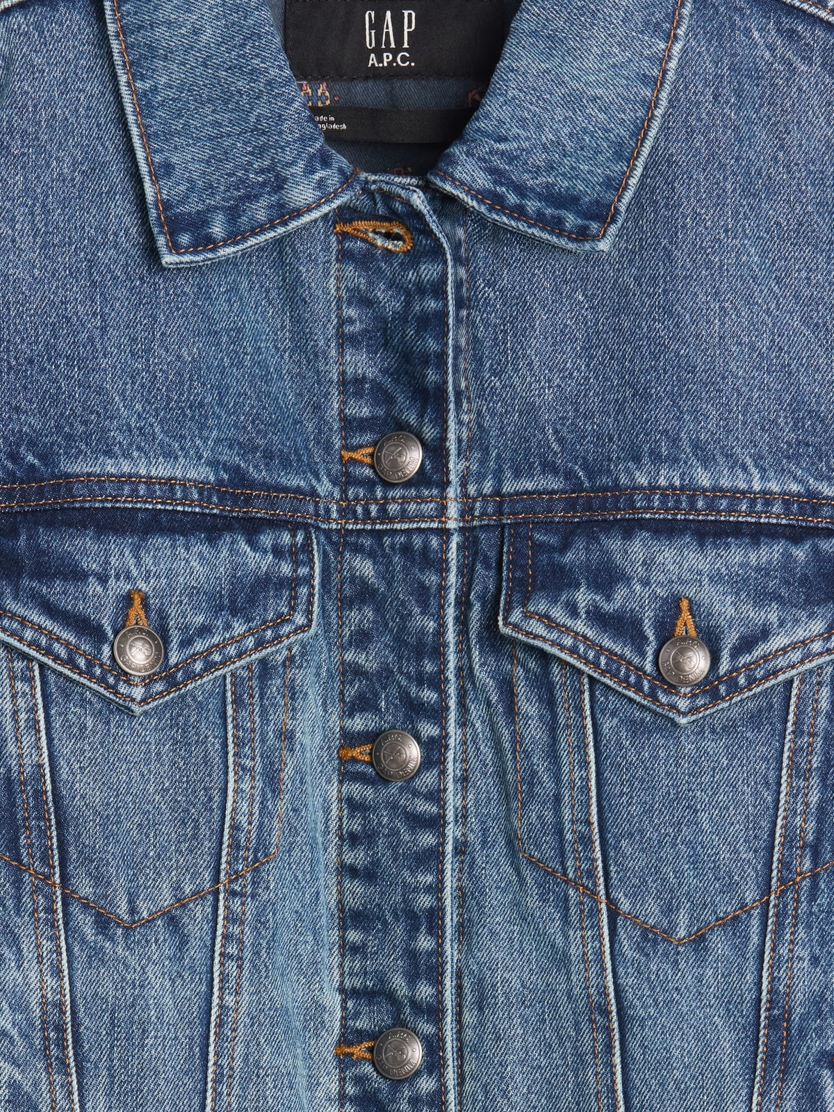 Gap × A.P.C. Lined Icon Denim Jacket - Med paris - AV5_Z