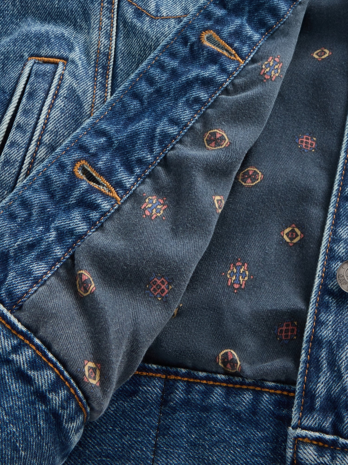 Gap × A.P.C. Lined Icon Denim Jacket - Med paris - AV6_Z