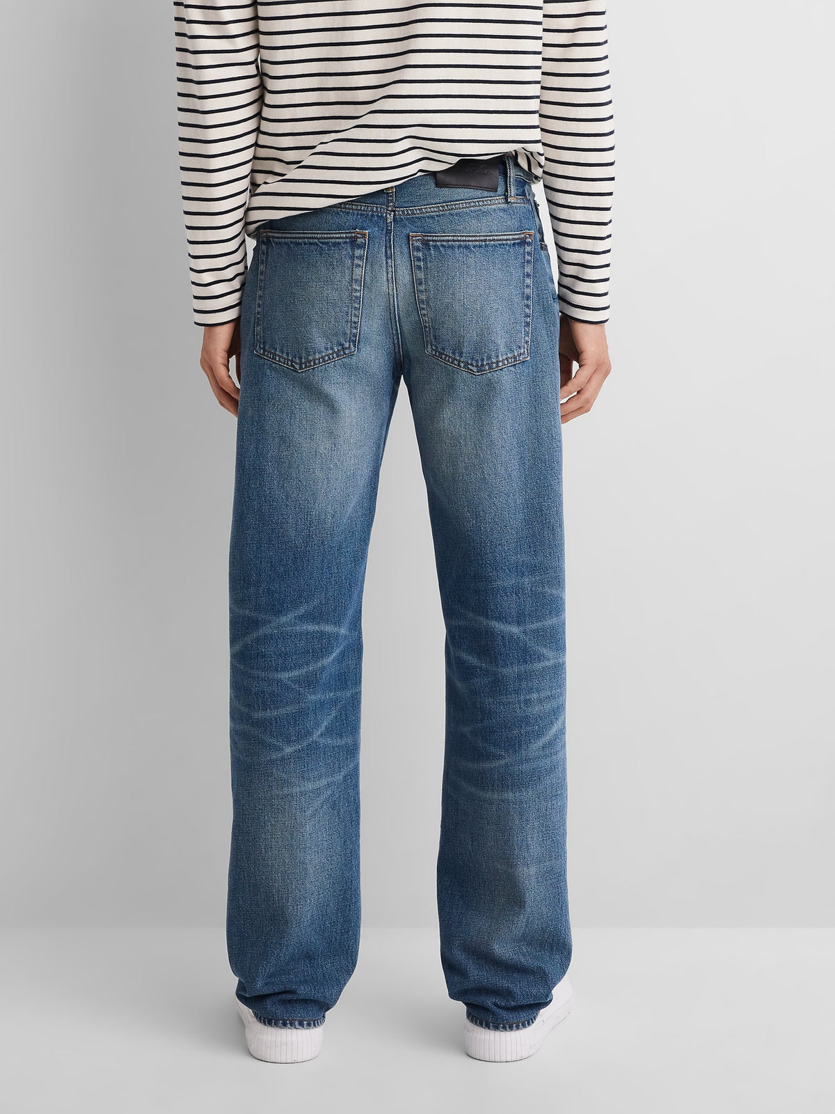Gap × A.P.C. Japanese Denim Relaxed Straight Jeans - Med voltaire - AV3_Z