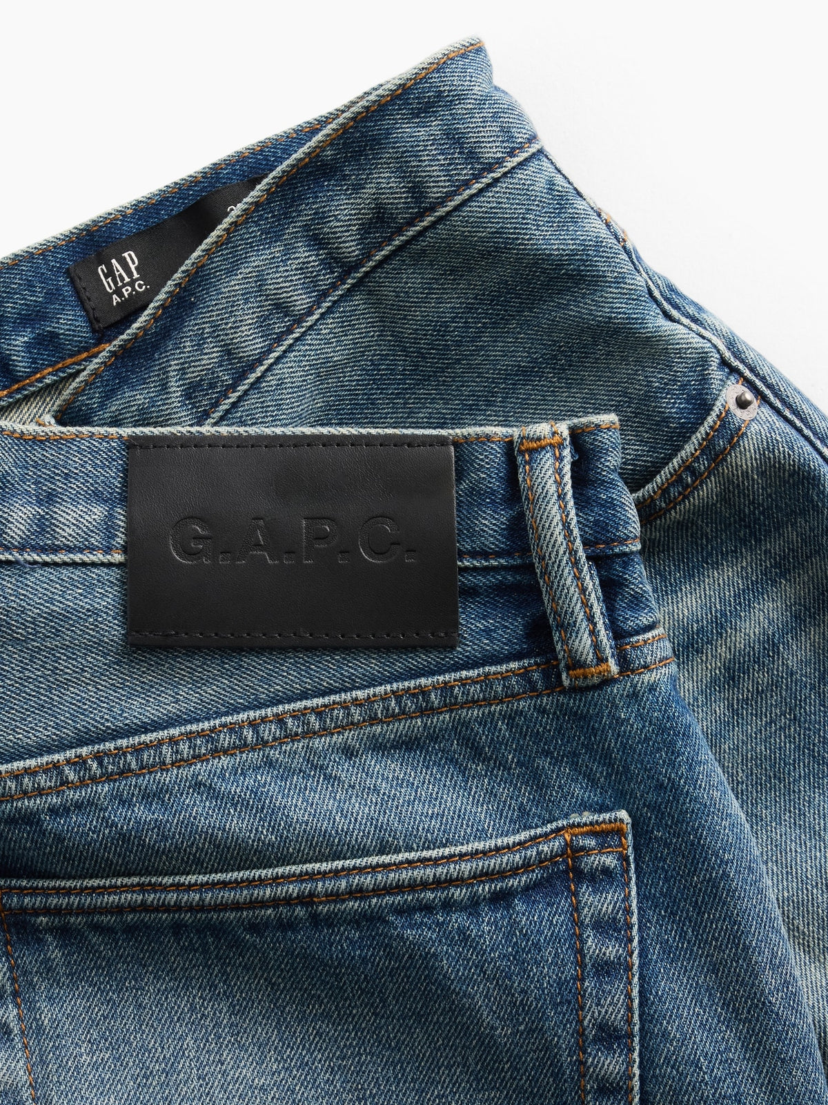 Gap × A.P.C. Japanese Denim Relaxed Straight Jeans - Med voltaire - AV8_Z