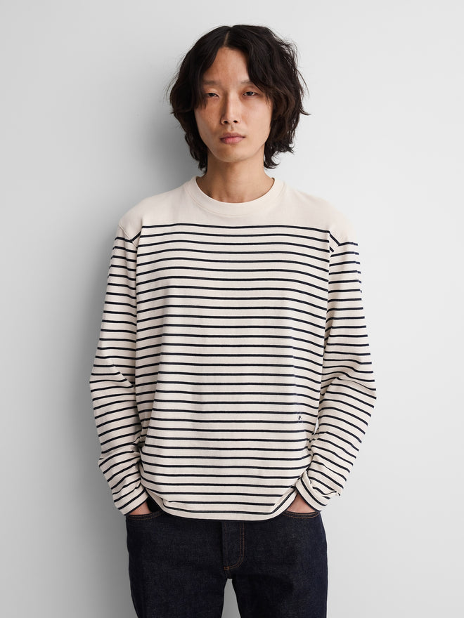 Gap × A.P.C. Stripe T-Shirt - Off white - Z