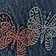 Medium wash embroidery