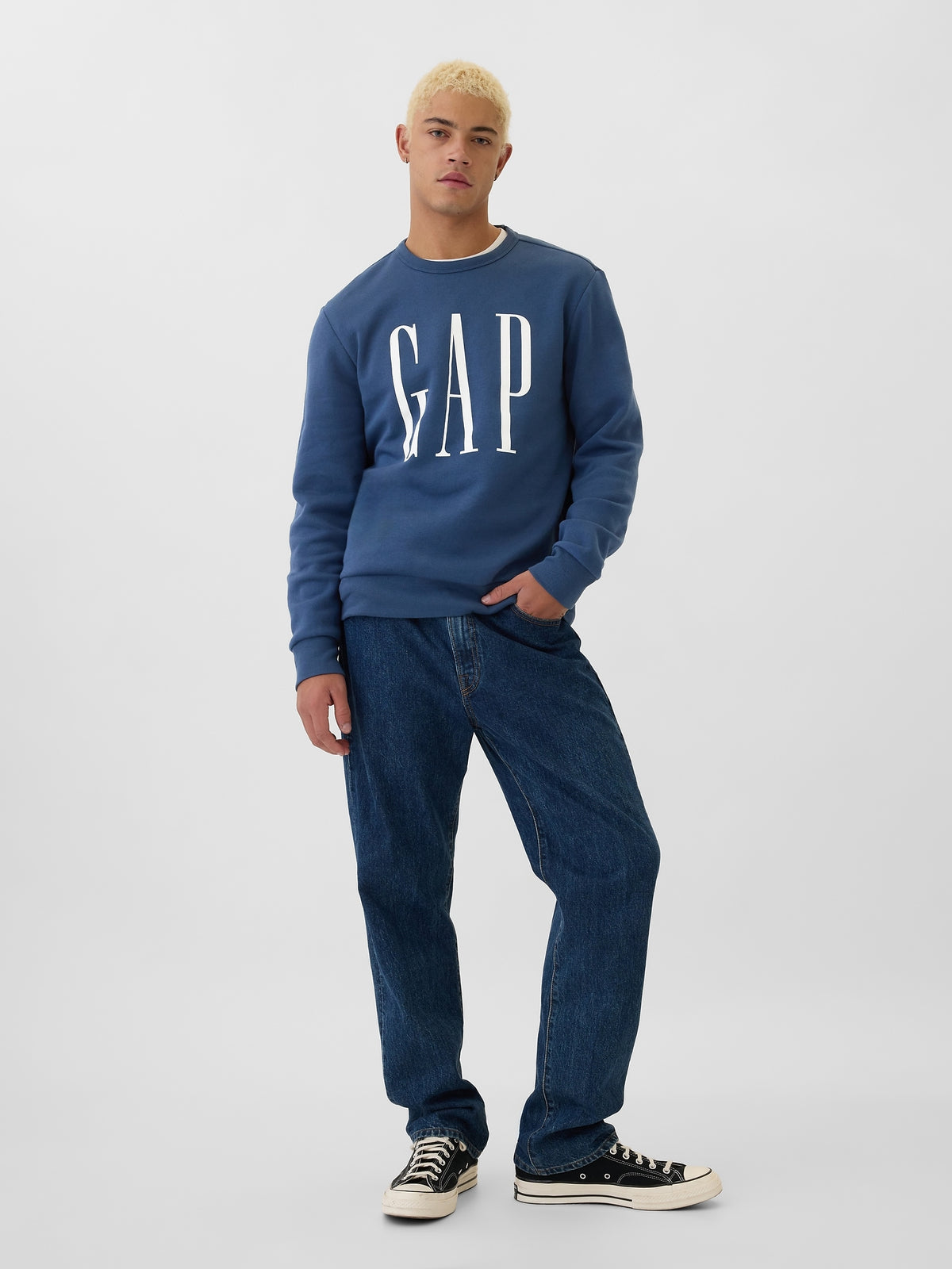 Gap Logo Sweatshirt - blue shade