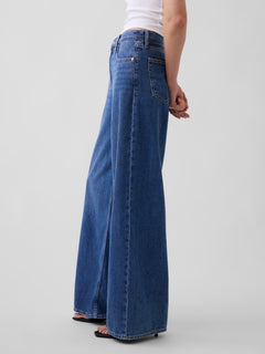 Mid Rise UltraSoft Baggy Jeans - Medium indigo