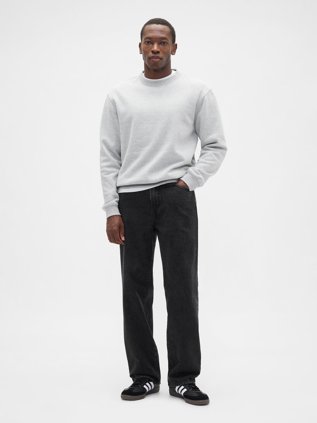 Relaxed Jeans - washed black