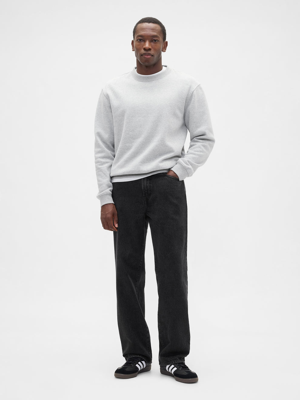 Relaxed Jeans - washed black