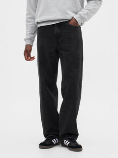Relaxed Jeans - washed black