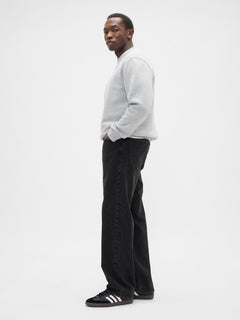 Relaxed Jeans - washed black