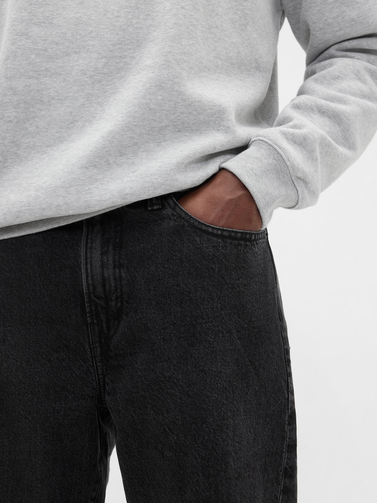 Relaxed Jeans - washed black