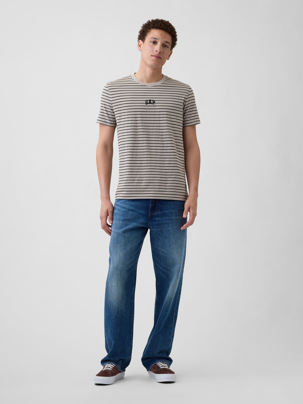 Everyday Soft Gap Mini Logo T-Shirt - COBBLESTONE