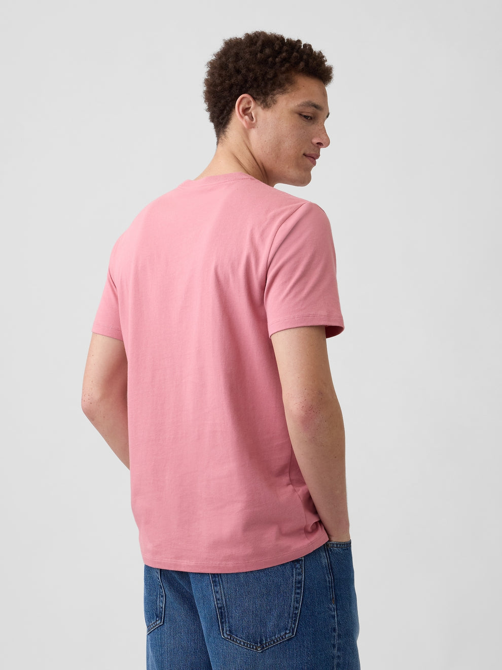 Everyday Soft Gap Mini Logo T-Shirt - ROSEBERRY