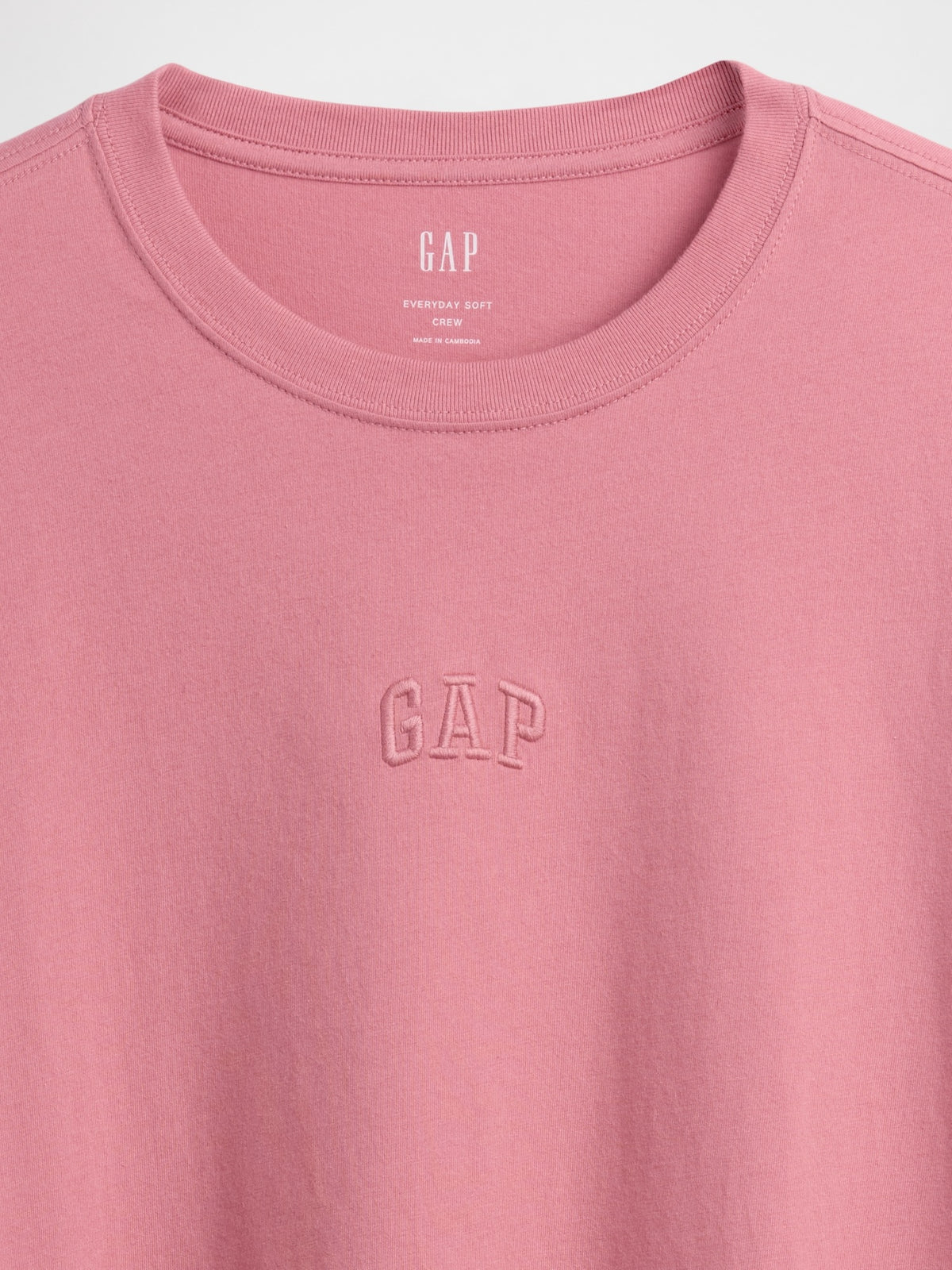 Everyday Soft Gap Mini Logo T-Shirt - ROSEBERRY