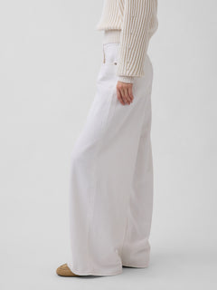 Low Slung UltraSoft Extra Baggy Jeans - Fresh white