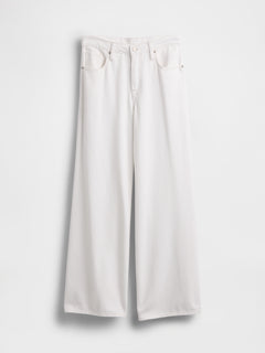 Low Slung UltraSoft Extra Baggy Jeans - Fresh white