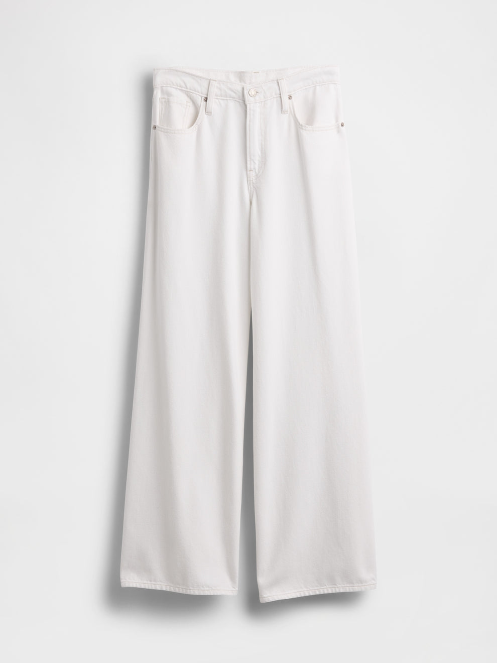 Low Slung UltraSoft Extra Baggy Jeans - Fresh white