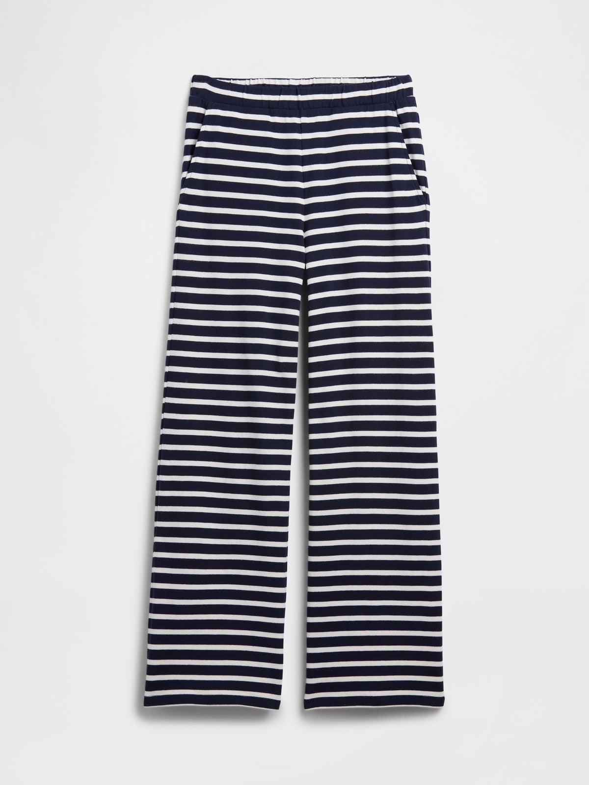 Stripe Pull-On Pants - Navy stripe