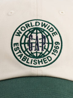 Graphic Baseball Hat - Deep hunter green