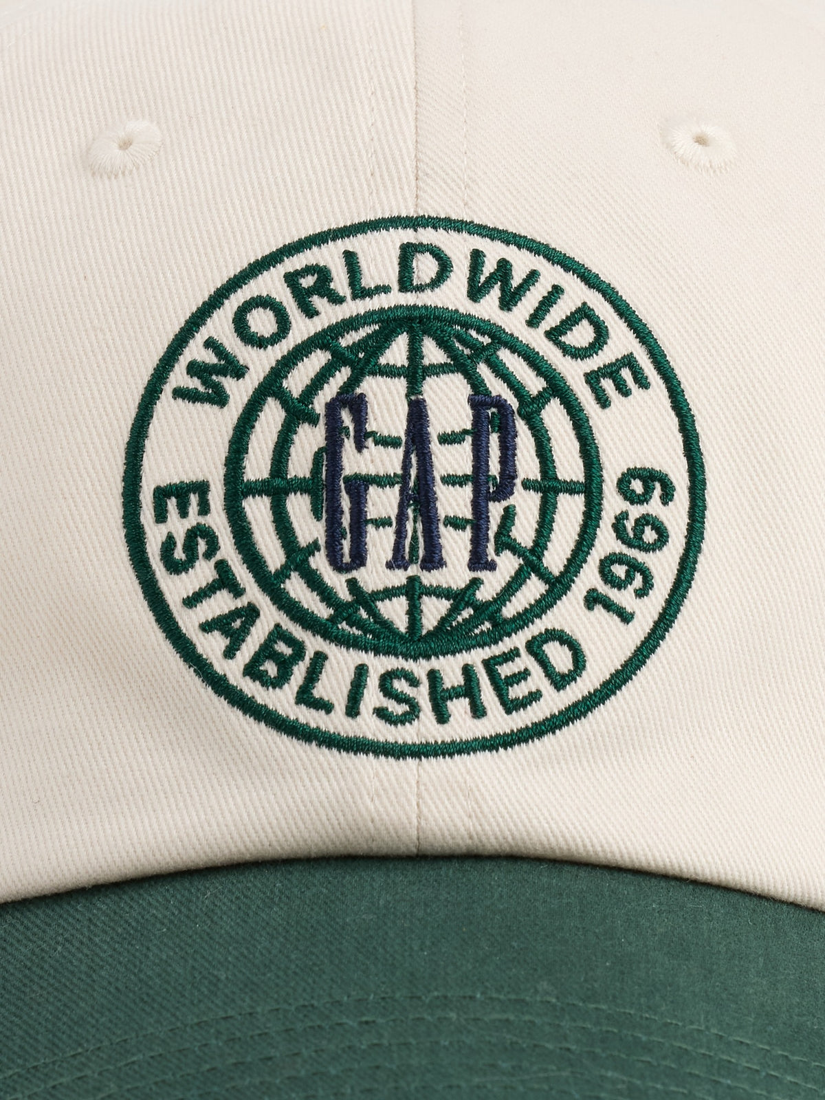 Graphic Baseball Hat - Deep hunter green