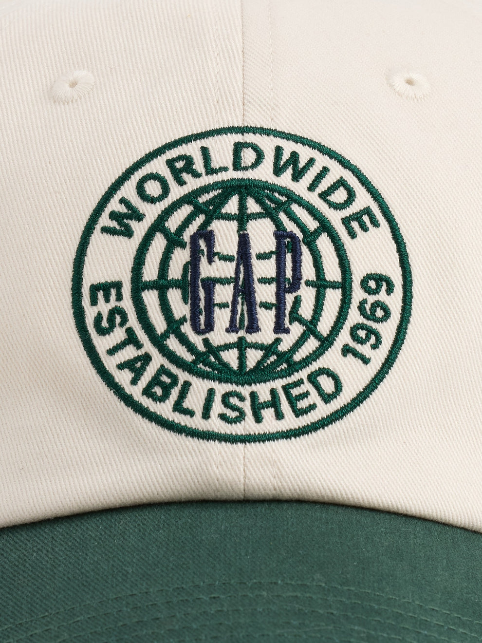 Graphic Baseball Hat - Deep hunter green