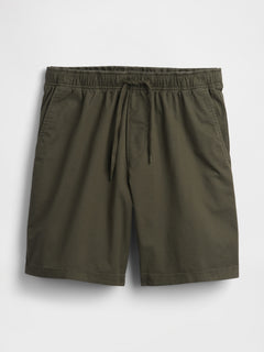 Gap 7" Relaxed Easy Shorts in SURPLUS, product-only front view