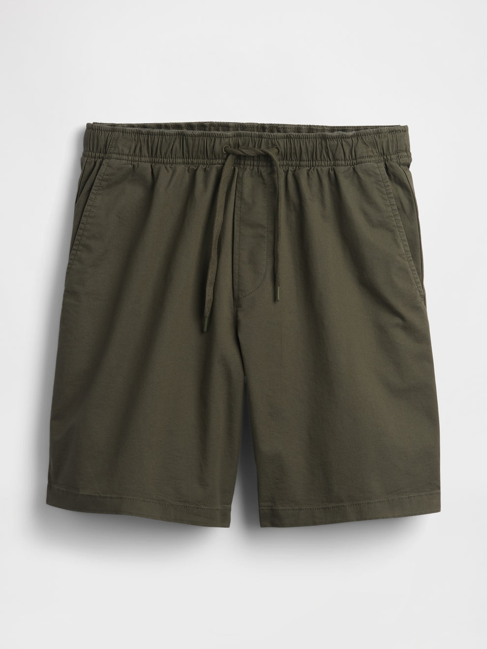 Gap 7" Relaxed Easy Shorts in SURPLUS, product-only front view