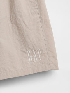 100% Recycled 7" Nylon Shorts - COBBLESTONE