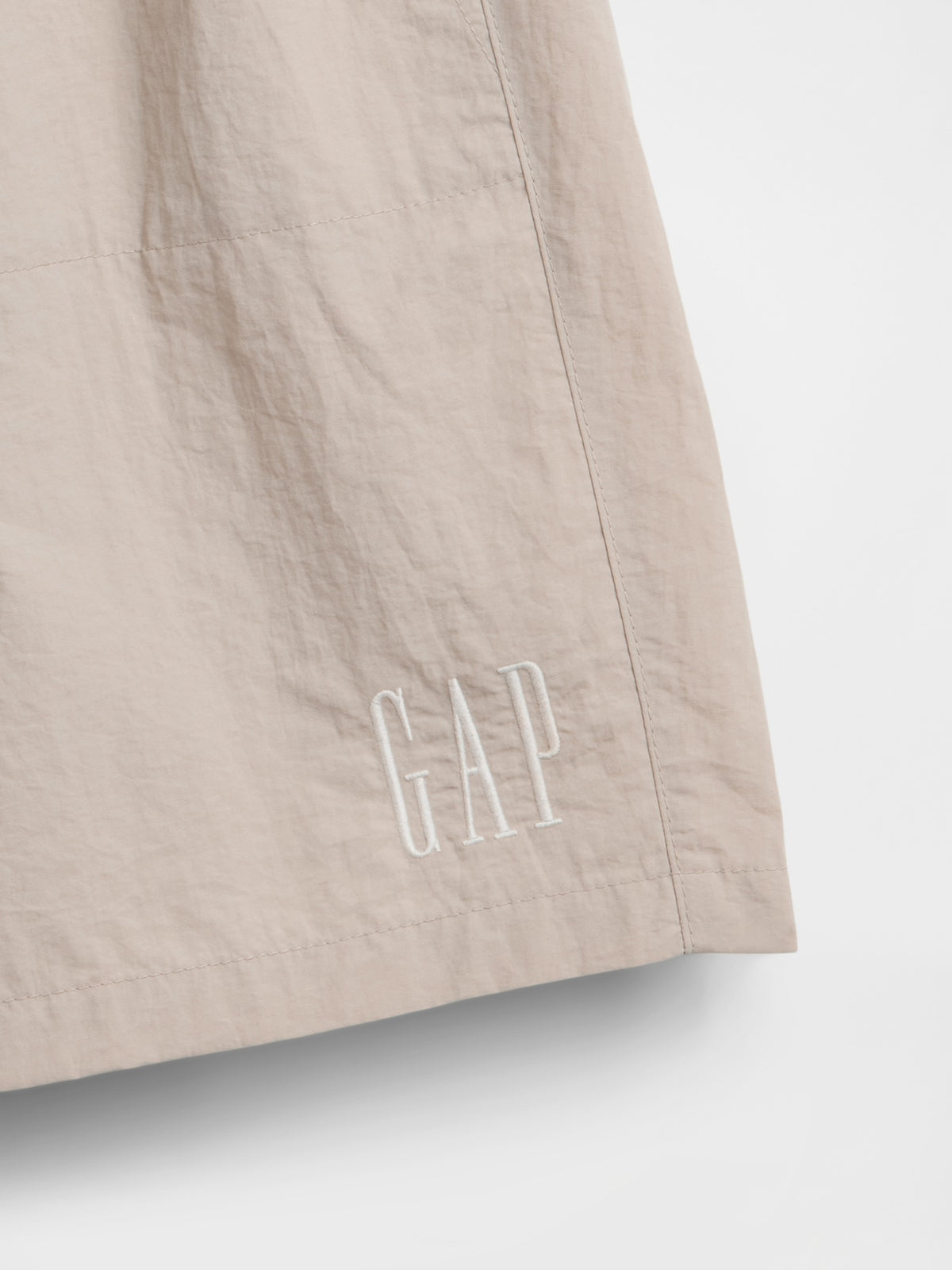 100% Recycled 7" Nylon Shorts - COBBLESTONE