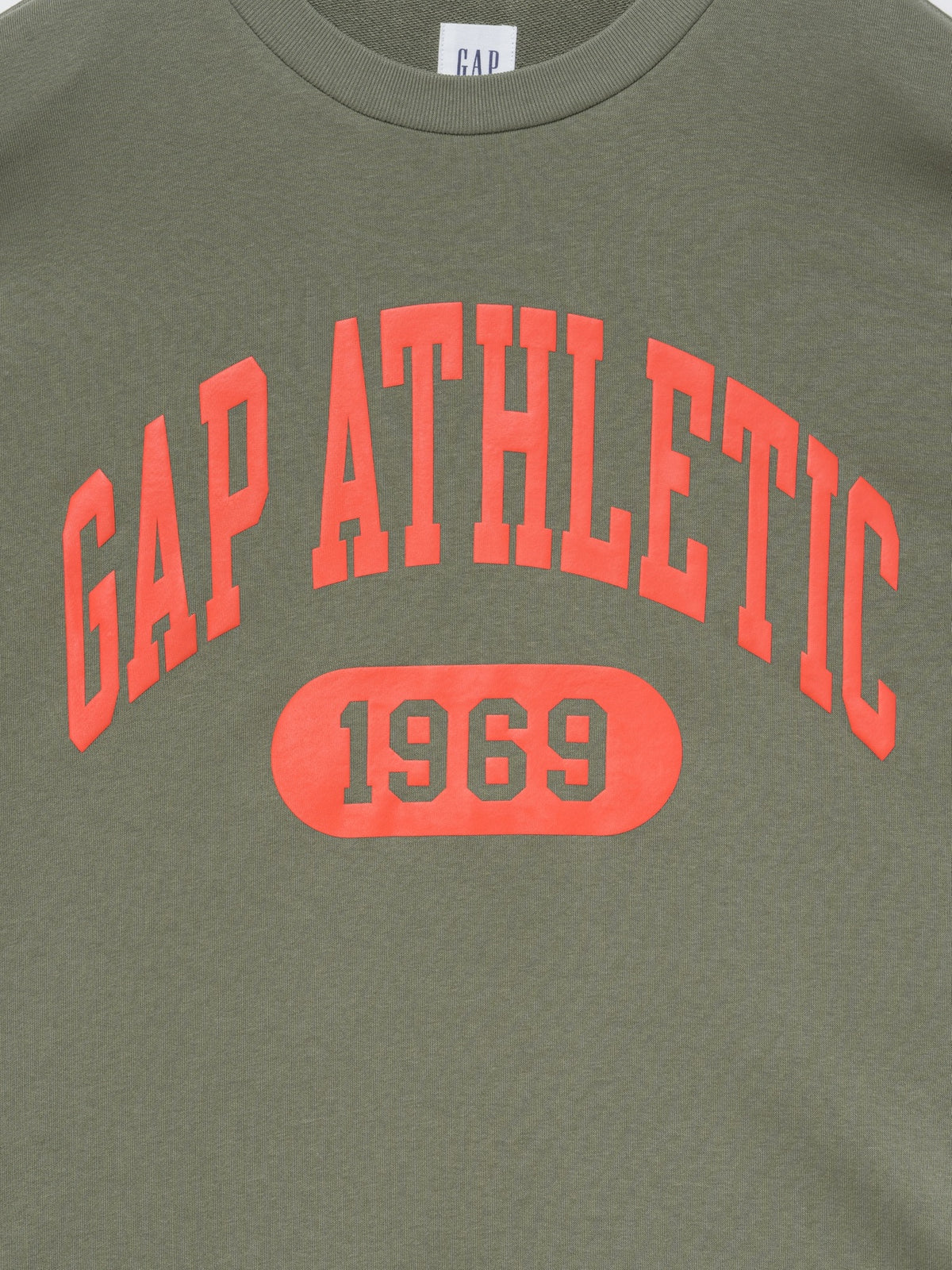 Relaxed French Terry Graphic T-Shirt - green