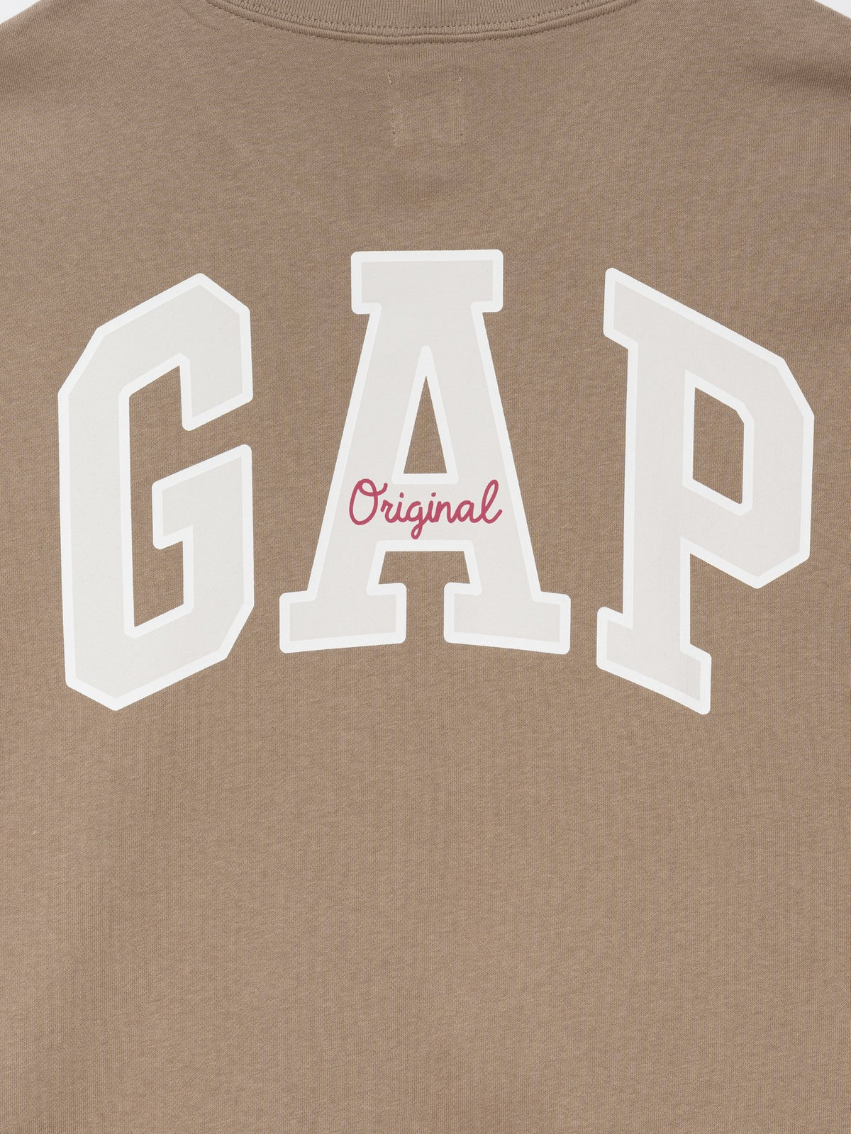 Oversized Gap Logo French Terry T-Shirt - BEACHWOOD